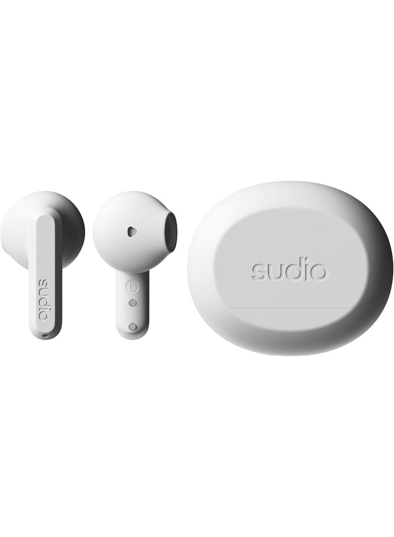 Sudio A3 All-Day Wireless Earbuds – 25H Playtime, Bluetooth 5.4, Sweat & Splashproof, Balanced Sound, Clear Calls with Enhanced Mics, USB-C Charging - Image 1